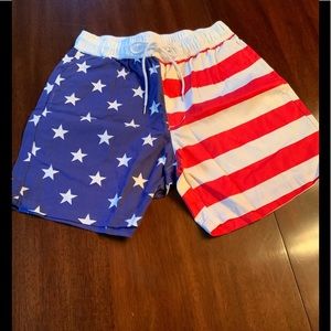 Tipsy Elves American Flag Swim Shorts Worn Once M